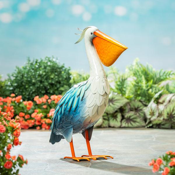 Plow & Hearth Majestic Metal Pelican Statuary