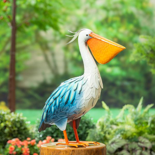 Plow & Hearth Majestic Metal Pelican Statuary