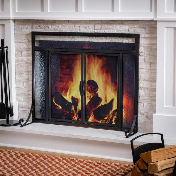 plow & hearth Manchester Fireplace Screen (Petite)