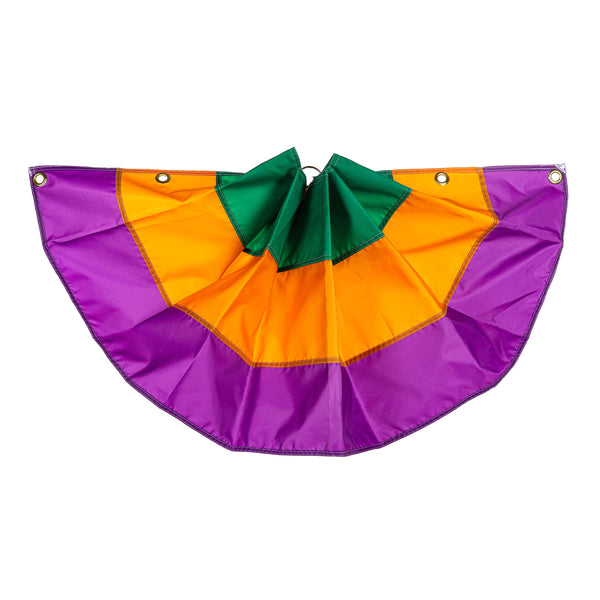 plow & hearth Mardi Gras Bunting Small