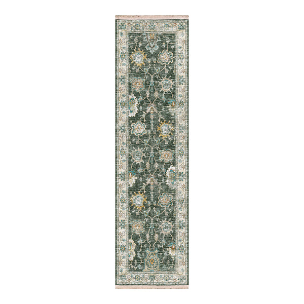 Plow & Hearth Marietta Border Rug 2'3 X 12' Runner