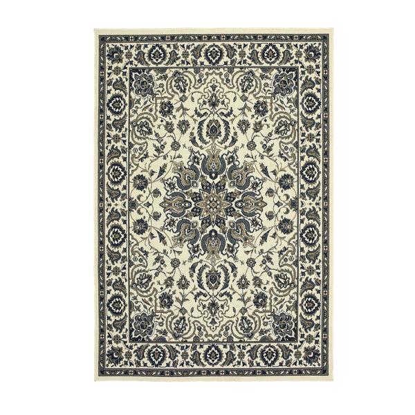 plow & hearth Marston Medallion Area Rug 6' x 9'