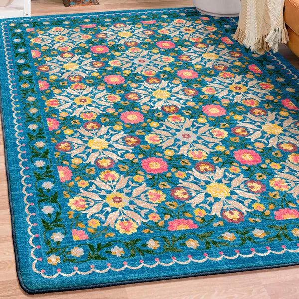 plow & hearth Meadow EnduraStran Rug 4' x 5'