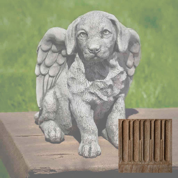 plow & hearth Memorial Dog Garden Statue