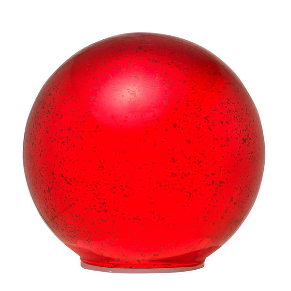 plow & hearth Mercury Glass Globe Set of 3 Red