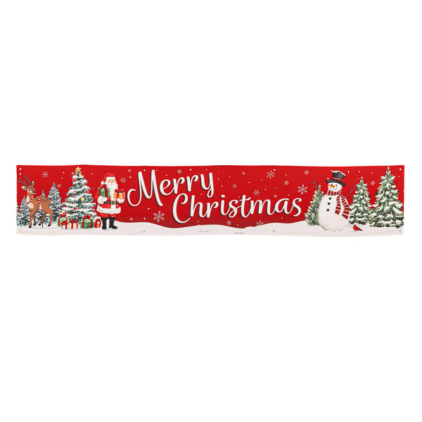 Plow & Hearth Merry Christmas Fence Banner