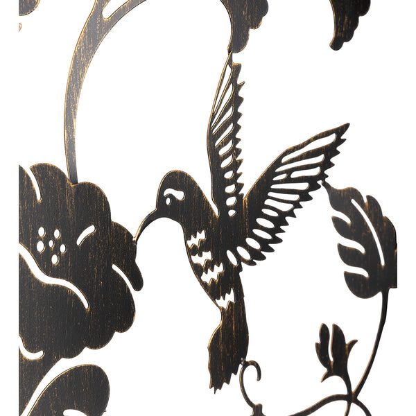 Plow & Hearth Metal Arched Hummingbird Garden Arbor