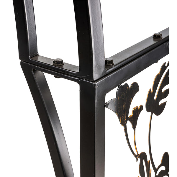 Plow & Hearth Metal Arched Hummingbird Garden Arbor