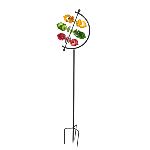 Plow & Hearth Metal Colorful Arrow Wind Spinner 83"H