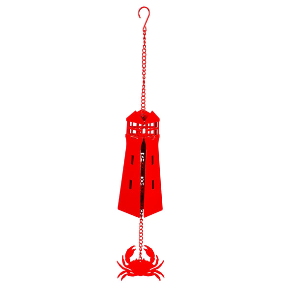 plow & hearth Metal Decorative Shaped Bell Crab