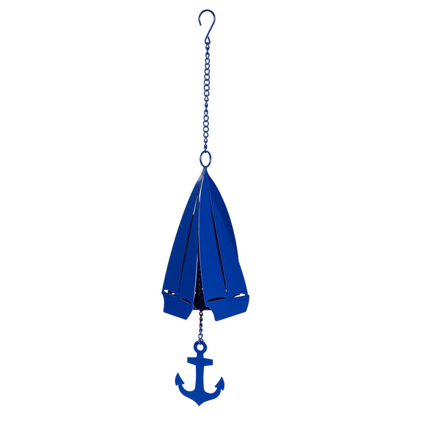 plow & hearth Metal Decorative Shaped Bell Sail Boat