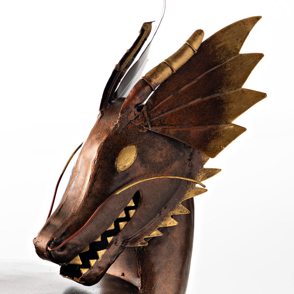 Plow & Hearth Metal Dragon Accent Patio Table