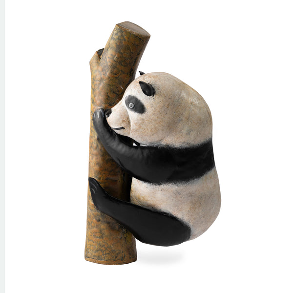 Plow & Hearth Metal Panda On Branch Tree/Wall Hanger