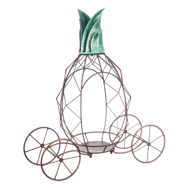 plow & hearth Metal Pineapple Planter