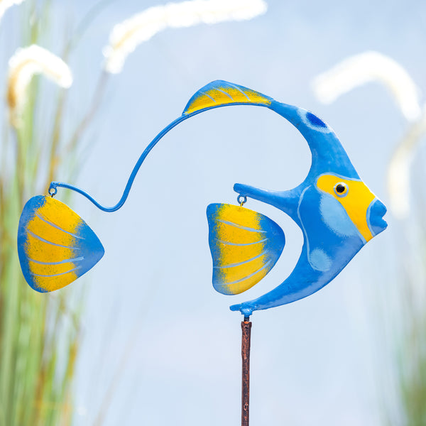 Plow & Hearth Metal Puffer Fish Stake
