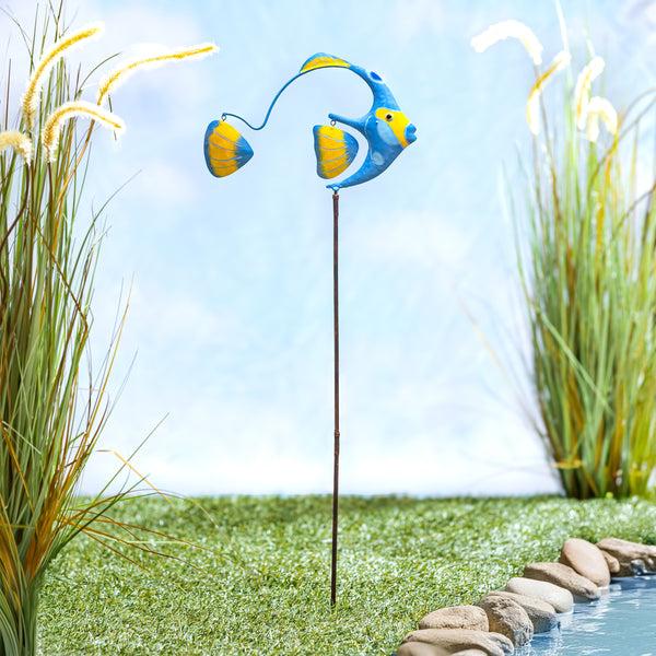 Plow & Hearth Metal Puffer Fish Stake