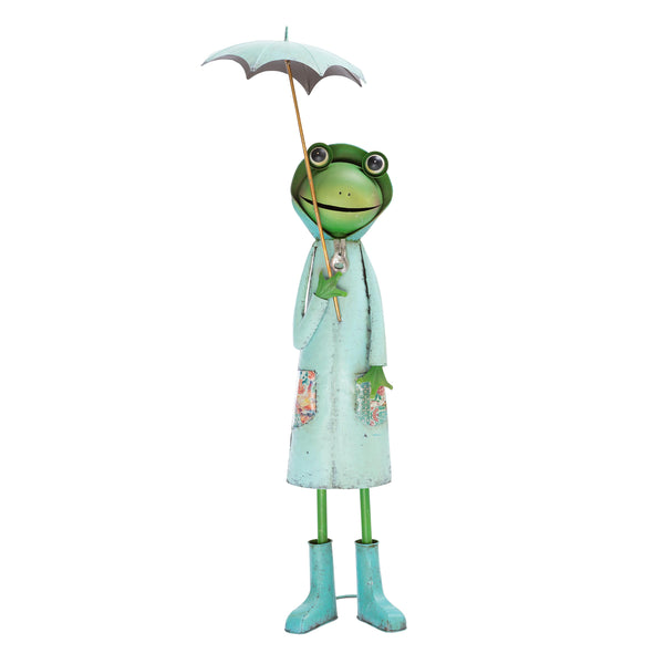 Plow & Hearth Metal Storybook Frog Garden Statue
