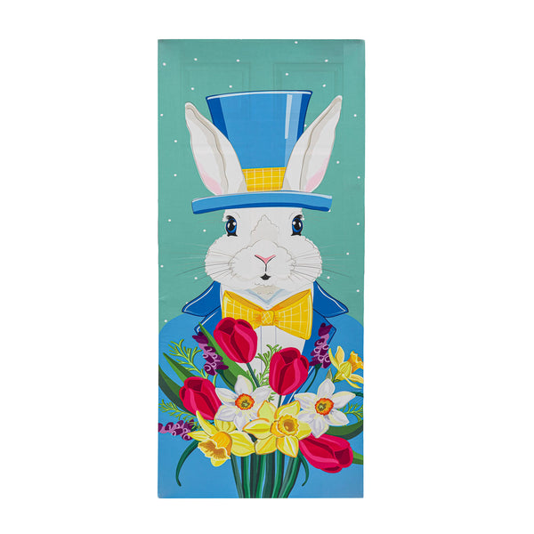 Plow & Hearth Mister Easter Bunny Elastic Door Cover