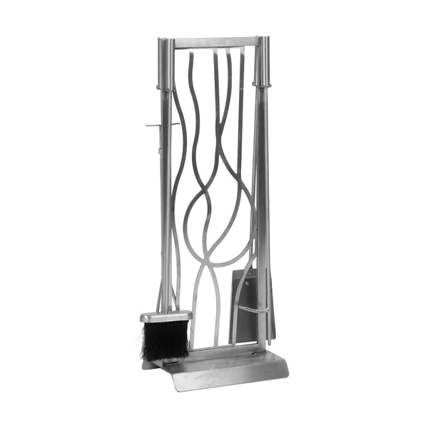 plow & hearth Modern Abstract Hearth Tool Set