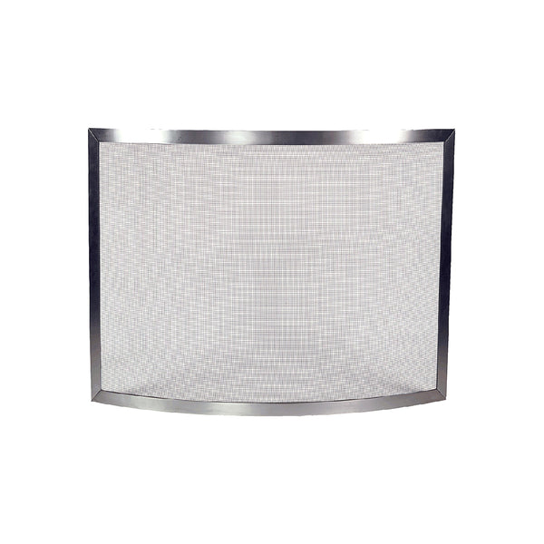 plow & hearth Modern Bowed Firescreen