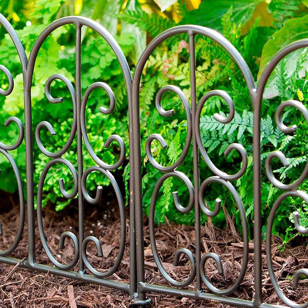Plow & Hearth Montebello Wrought Iron Garden Edging
