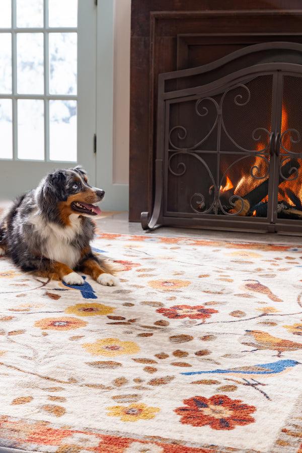 plow & hearth Morning Song EnduraStran Rug