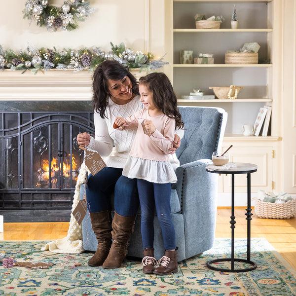 plow & hearth Mountain Run Rug 7'9" x 10'