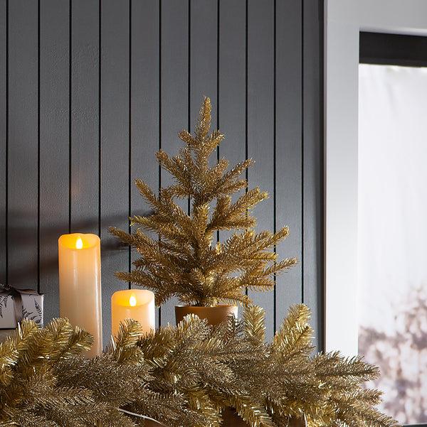 plow & hearth Newport Indoor/Outdoor Glitter Garland