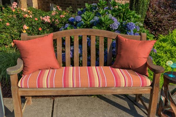 plow & hearth Orange Throw Pillow