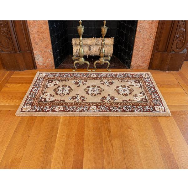 Plow & Hearth Oriental Wool Rug 44"x22"