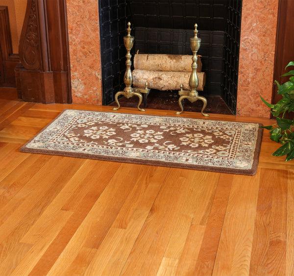 Plow & Hearth Oriental Wool Rug 44"x22"