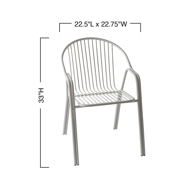 Plow & Hearth Outdoor Bistro Chair Set Of 2