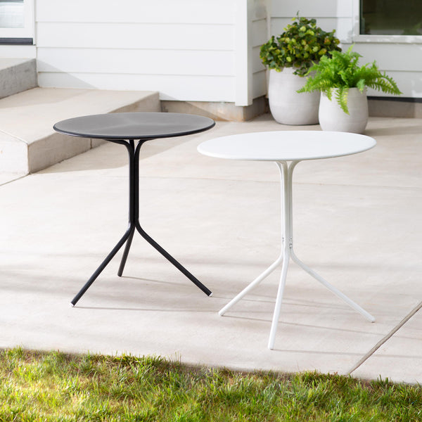 plow & hearth Outdoor Metal Bistro Table