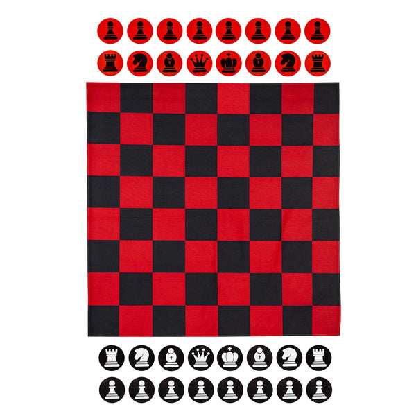 Plow & Hearth Outdoor Reversible Game Set