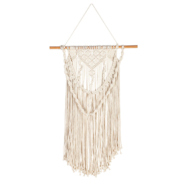 Plow & Hearth Oversized Braided Macrame Wall Décor