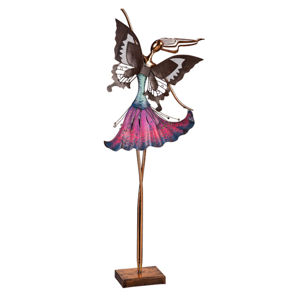 Plow & Hearth Oversized Bronze Fairy Garden Statue