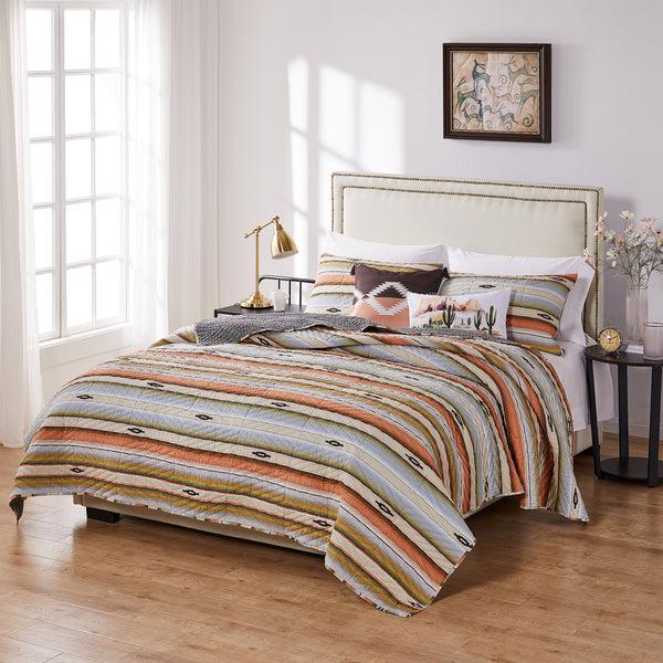 Plow & Hearth Painted Desert Reversible Bedding Clay