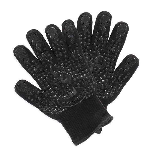 Plow & Hearth Pair Of Heat-Resistant BBQ Gloves