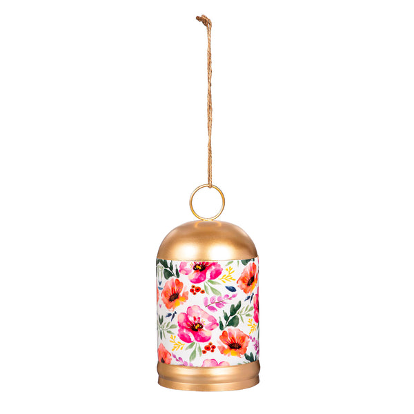 Plow & Hearth Pastels Of Nature Printed Metal Bell