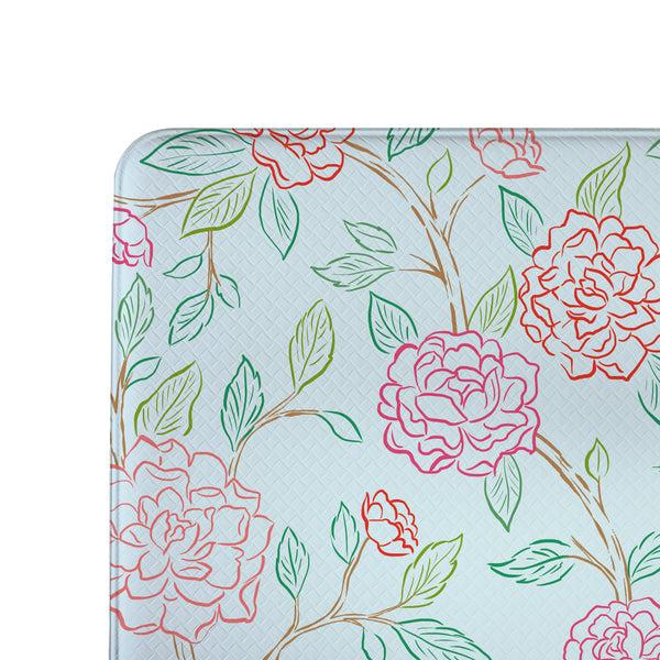 Plow & Hearth Peony Toile Anti-Fatigue Mat 30"x18"