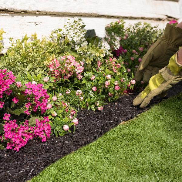 Plow & Hearth Permanent Mulch Recycled Rubber Border