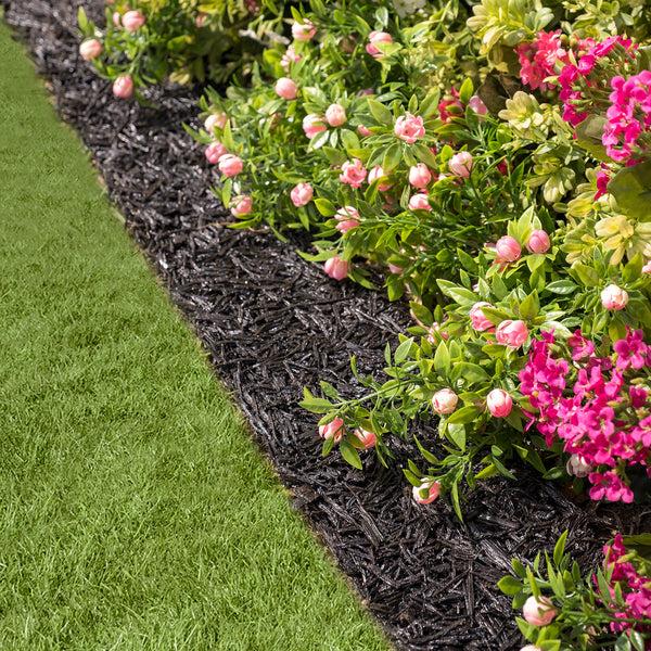 plow & hearth Permanent Mulch Recycled Rubber Border