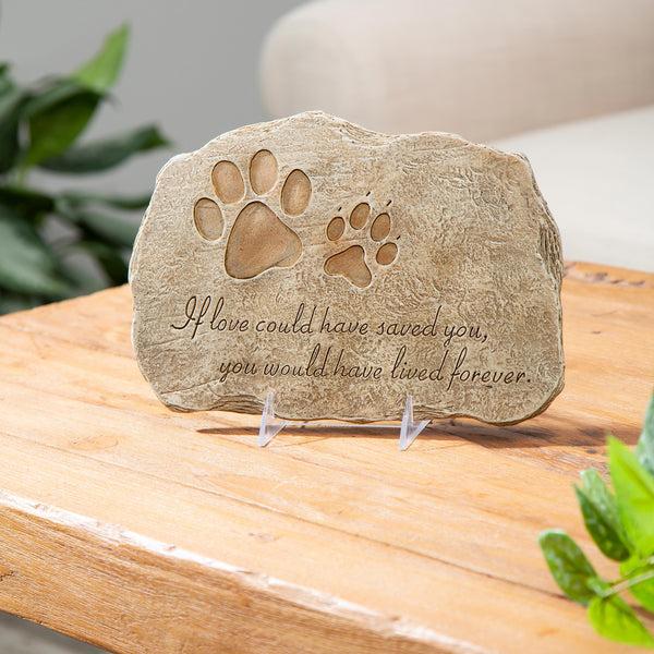 Plow & Hearth Pet Devotion Garden Stone