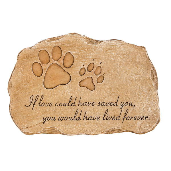 Plow & Hearth Pet Devotion Garden Stone