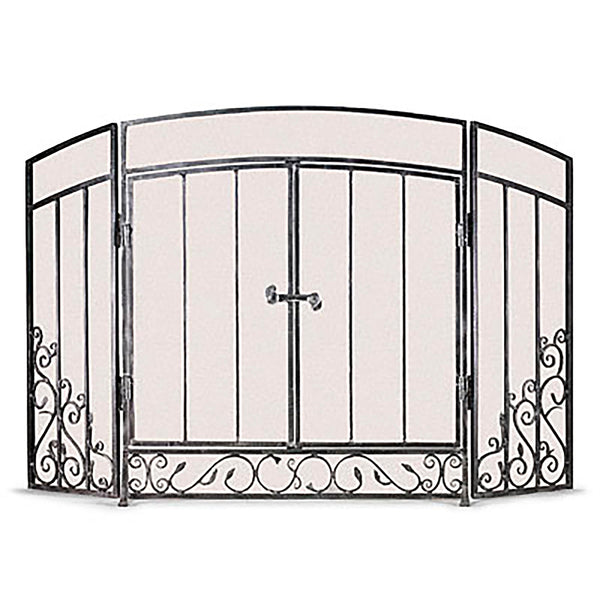 plow & hearth Pewter Renaissance Hearth Screen
