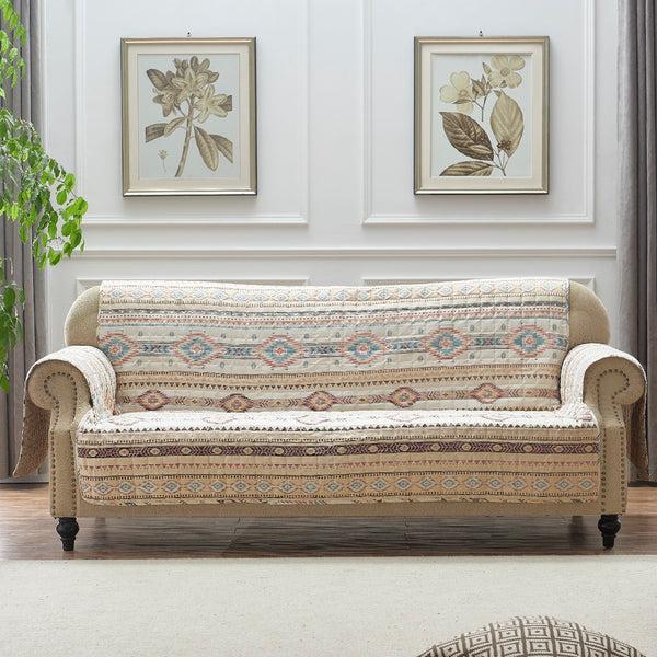 Plow & Hearth Phoenix Tan Reversible Chair Cover