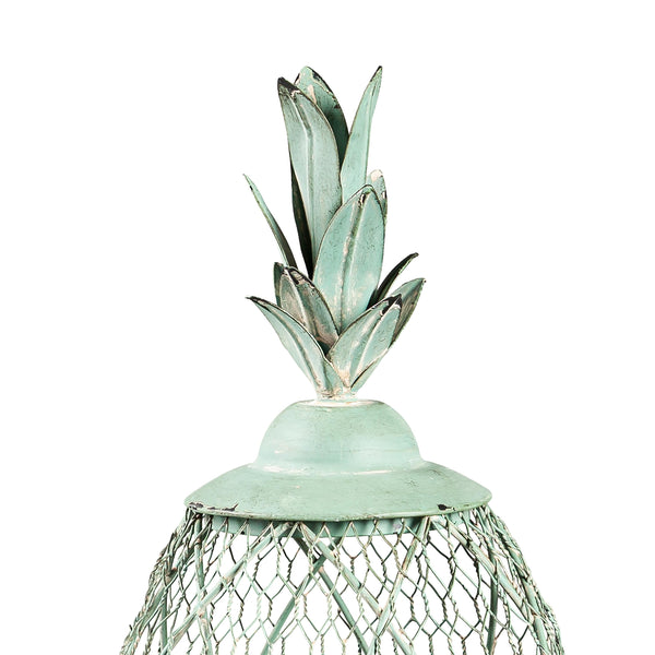 Plow & Hearth Pineapple Metal Lantern Set Of 2