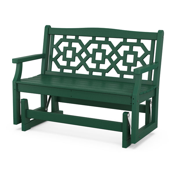 Plow & Hearth POLYWOOD® Chinoiserie Glider
