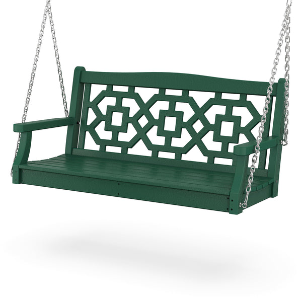 Plow & Hearth POLYWOOD® Chinoiserie Swing