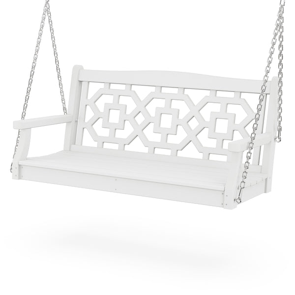 plow & hearth POLYWOOD® Chinoiserie Swing